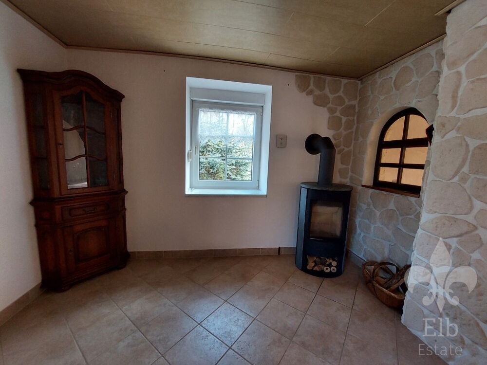 Esszimmer mit Kamin