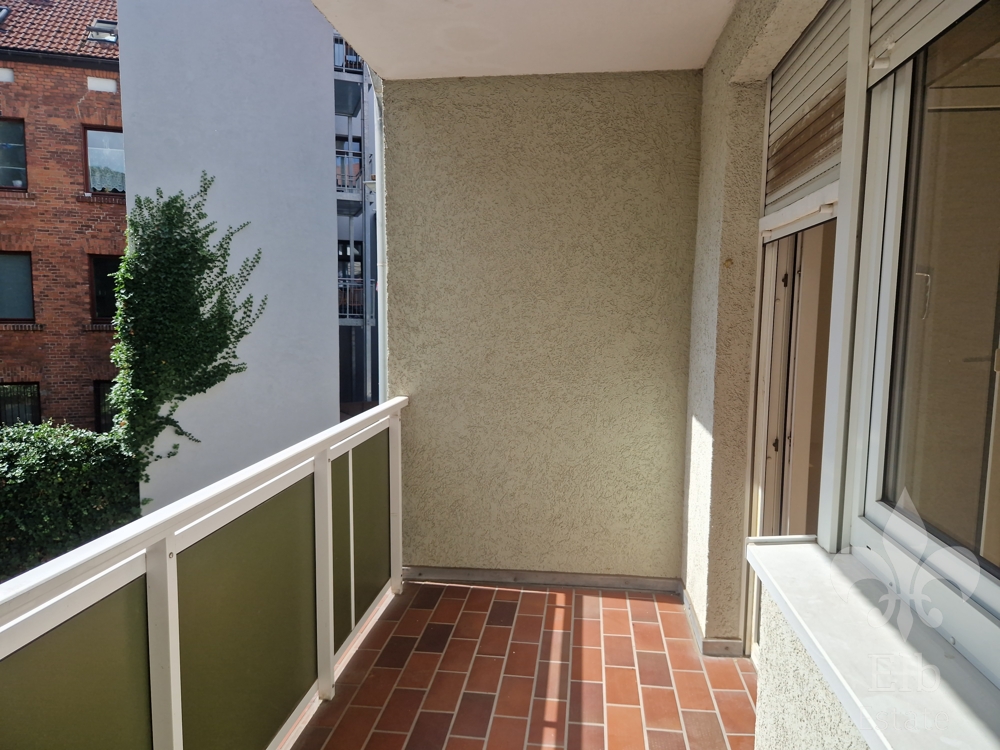 Balkon Hofseite